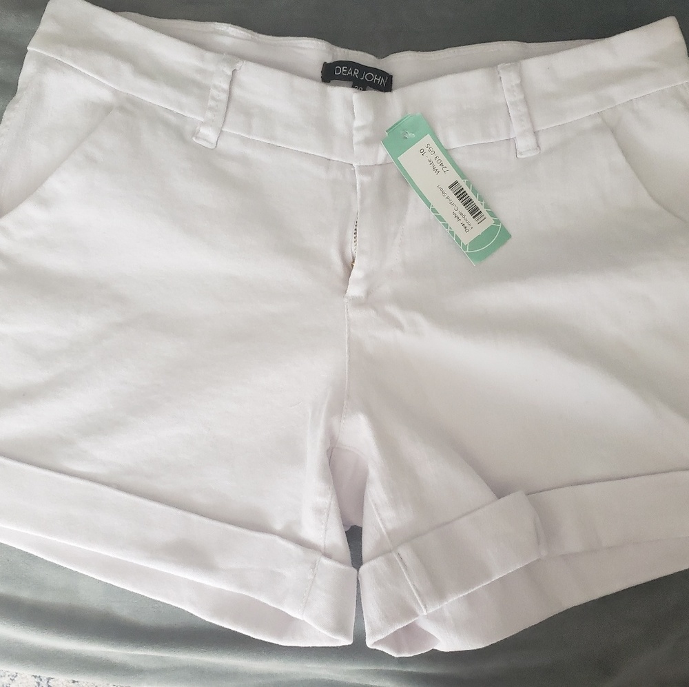 NWT Stitch Fix Dear John White Shorts